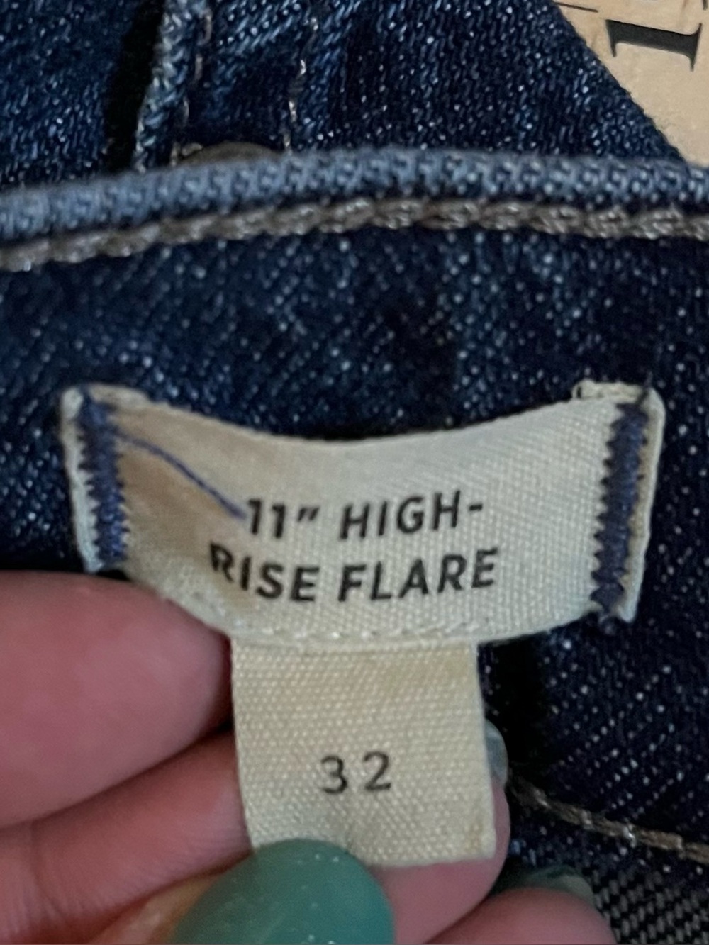 Madewell 11” High-Rise Flare Jeans size 14 - Picture 10 of 14